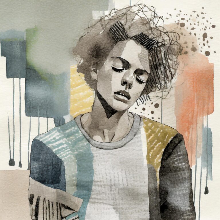 Fear and stress mental health person
